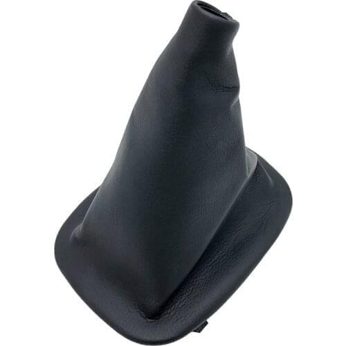 For BMW 3 Series E30 (1984-1992) Manual Black Leather Gear Shift Knob Gaiter Boot Case + Frame Shifter Collar Cover