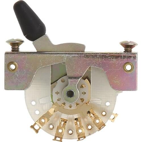 Black 5 Way Lever Switch Selector For ST FD Electric Guitar Parts Replacement