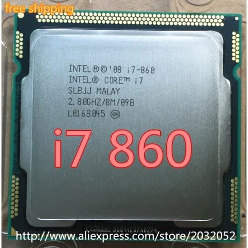 I7 860 i7-860 I7-860 I7 860SLBJJ Quad Core CPU 2.80GHz 8MB Sockel 1156 95W Processor