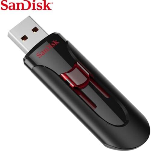 SanDisk Cruzer Glide USB3.0 CZ600 USB Flash Drive 16GB 32GB 64GB 128GB PenDrive 64GB USB 3.0 Pen Drive 32GB USB Stick Storage