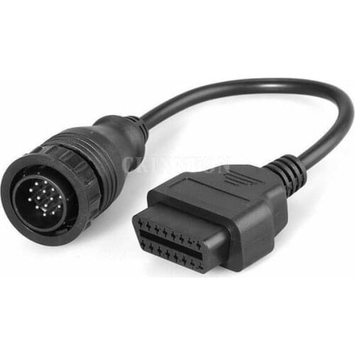 200Pcs/Lot 14 Pin to 16 Pin OBD 1 2 Diagnostic Scanner Convertor Adapter Cable For Mercedes Benz Sprinter