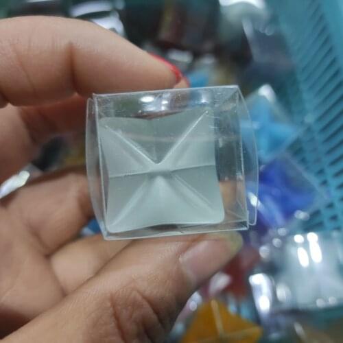 1pcs Color Cat Eye Crystal Merkaba Stone Merkabas for DIY Jewelry Chakra Wiccan Reiki Healing Energy Protection Decoration