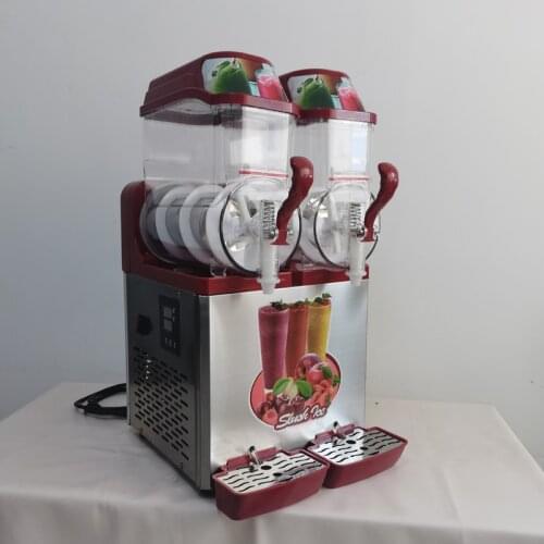 Snow Melting Machine 3 Cylinder Frozen Drink Slushy Machine Commercial Smoothies Machine 36L