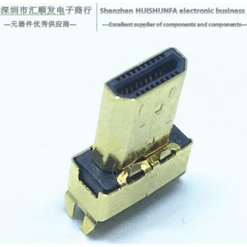 Micro HDMI head splint TYPE, HD SOCKET D TYPE head, small HDMI plug