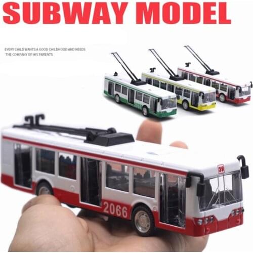 1:90 alloy pull back car model,tram model,3 door simulation light music car toy,free shipping