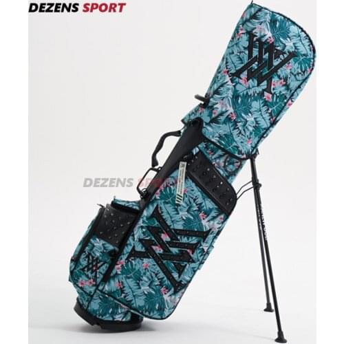 2021 NEW Fashion Plant Printing Golf stand bag ANEW Golf Cart Bags Golf Stand Bag with Two caps