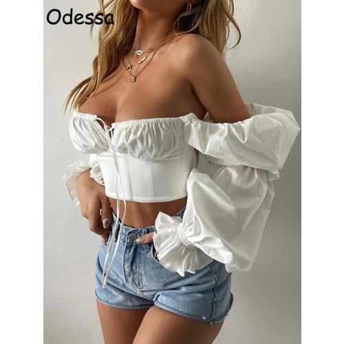 Odessa Women's Ruffle Shirts
