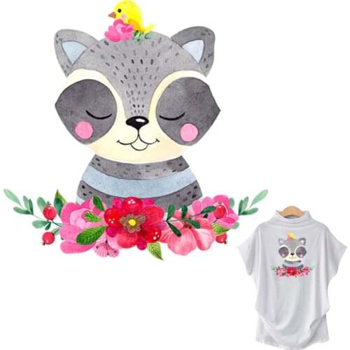 Patches For Clothing Boho Flower Stickers New Design Badges Diy Accessory Washable Heat Transfer Flower Patch