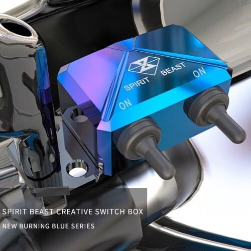 SPIRIT BEAST Motorcycle switch modified accessories electric car dangerous lights switch scooter double flash switch