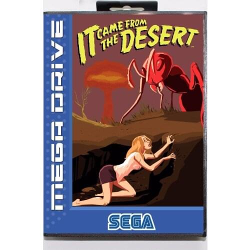IT came From The Desert 16 bit MD Game Card With Retail Box For Sega Megadrive/Genesis