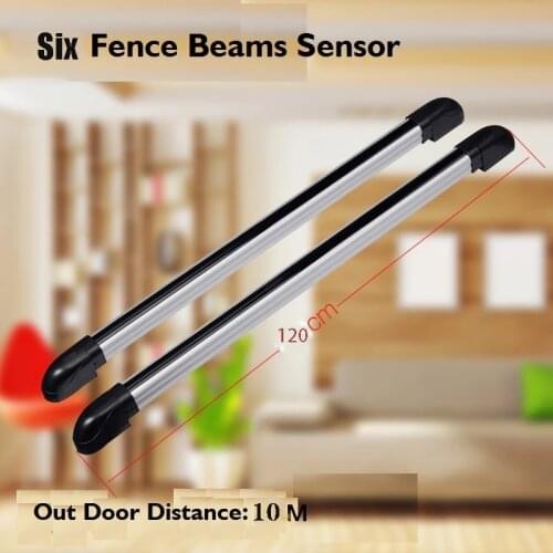 Six Beams Detector 10 Meters Photoelectric Infrared Laser Sensor Grating For Infrared Alarm Detector / IR Bbarrier Sensor
