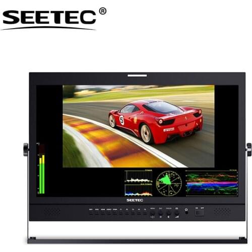 Seetec P215-9DSW 21.5Inch IPS FHD1920x1080 Broadcast Monitor with 3G-SDI HDMI Waveform Vector Scope Histogram Production Monitor