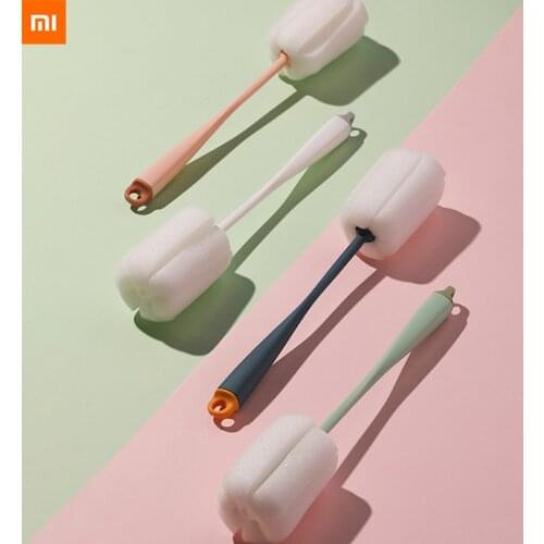 Xiaomi Youpin longHandle Sponge Cup Brush Thermal Cup Clean Brush Bottle Brushs Cleaning Brush Bottle Cleaner kitchenAccessories