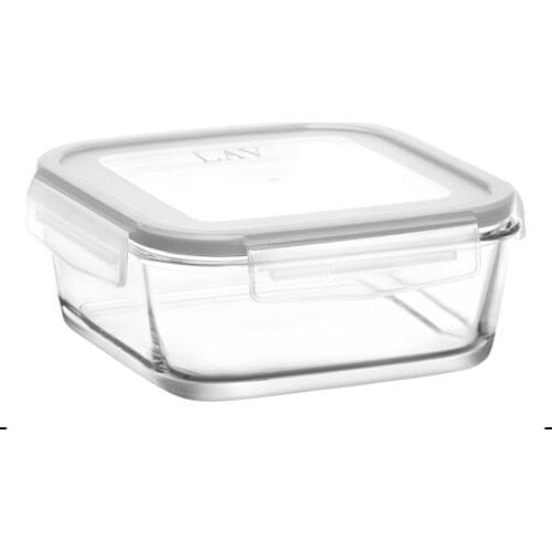 Lava Fresco Glass Storage Bowl Set Storage Container refrigerator crisper storage box PP food storage box Glass Storage Bowl Set