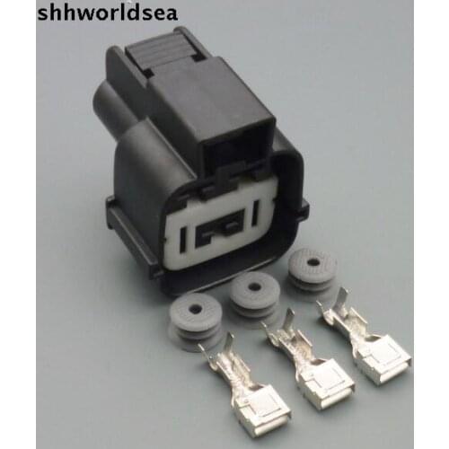 Worldgolden 5/30/100sets ket 7.8mm 3pin automotive wire harness connector MG642292-5