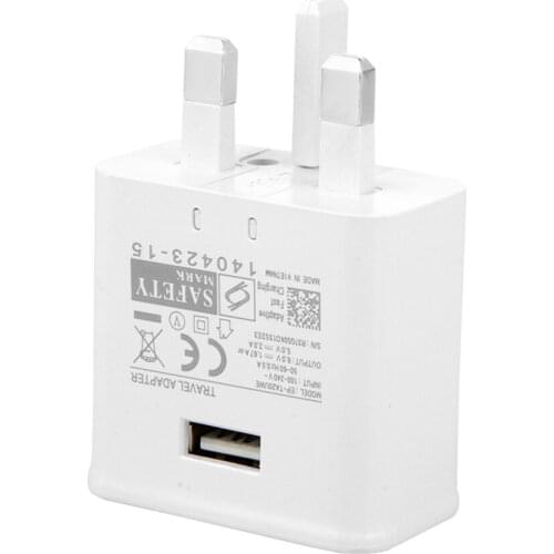 20 PCS 9V 1.7A Fast Charging Adaptive UK Travel Wall Charger Quick Charger For Samsung Galaxy S8 S7