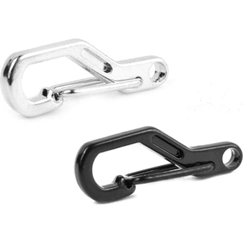 5Pcs Multi-Purpose Zinc alloy Mini Spring Snap Hook Quick Hook Keychain Hanging EDC Outdoor Equipment Portable Tool Spring key