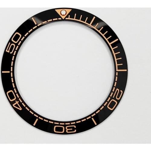 41.5mm ceramic bezel inlaid bezel accessories suitable for 44mm watch case accessories