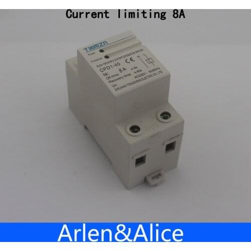 8A 8ampere CPD-63 1840W Household Din rail automatic recovery reconnect Current limiting protective device protector