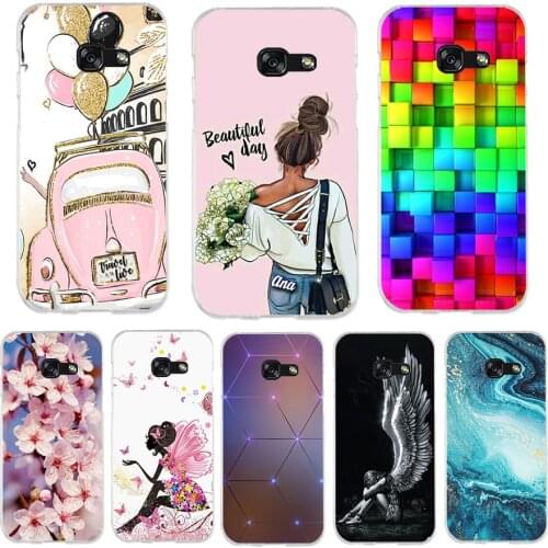 Case For Samsung Galaxy A5 2017 A520 A510 F Case 5.2" Phone Silicone case For Fundas Samsung A 5 2017 520 bumper Coque
