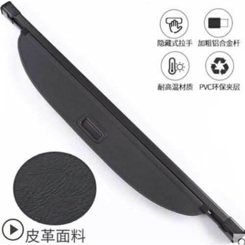 Black Rear Trunk Security Shield Cargo Cover Shade For For CHANGAN CS35 plus