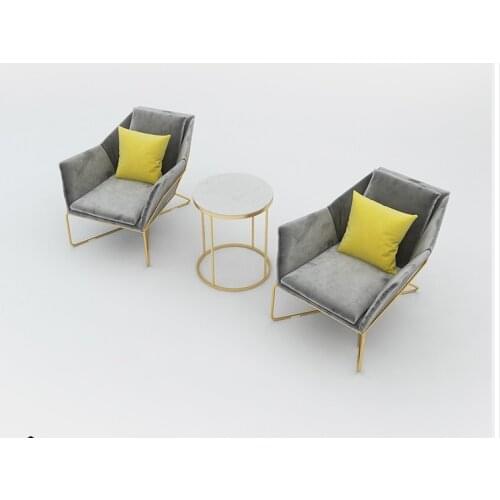 Nordic shop sofa designer light luxury beauty salon small sofa net red section casual clothing store single sofa