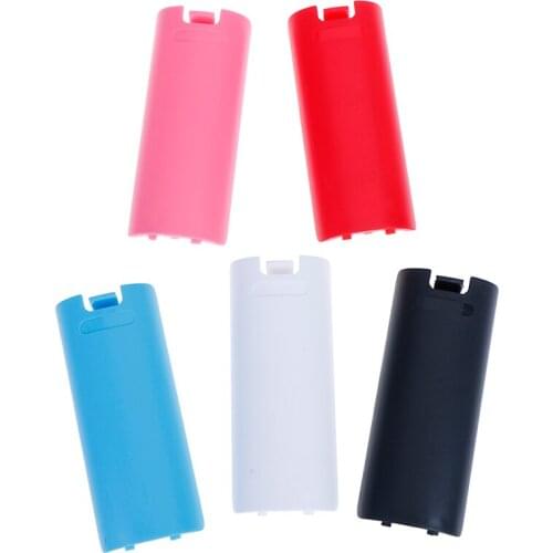 For Nintendo Wii Remote Controller Battery Cover Replacement Battery Cover Case Shell For Nintendo Wii Remote Gamepad Accessory