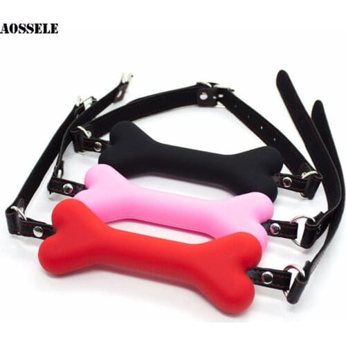 Mouth Gag BDSM Bondage Set Dog Bone Gag Adult Games Toys For Couples Women Men Sex Slave Oral Bondage Cosplay SM Erotic Toys