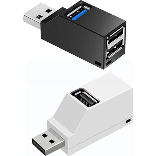USB 3.0 Mini Splitter with One for Three, Suitable for PC Laptop High-Speed U Disk Reading