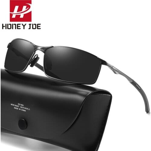 Mens Vintage Polarized Sunglasses for Sports Outdoor Driving Fishing Sunglasses Men Metal Frame Sun Glasses gafas de sol hombre