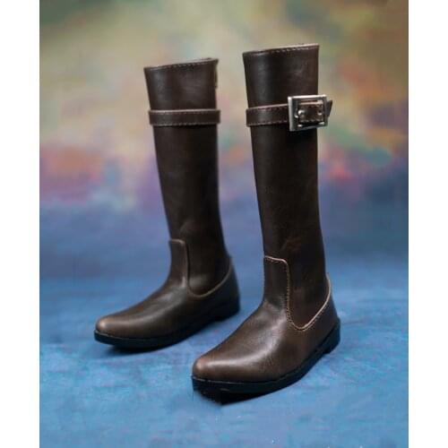 BJD doll shoes suitable for 1-3 1-4 uncle size black boots doll accessories