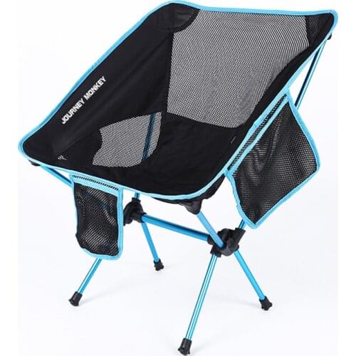 Outdoor Camping Chair New Leisure Fishing Folding Chair Outdoor Travel Anti-corrosion Portable Hiking Fishing Camping Tool Chair