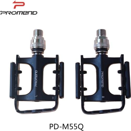 PROMEND Mountain Bike Pedals with Aluminium DU+ Bearing Quick Release MTB Pedal