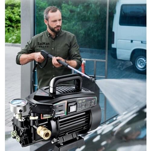 Portable Ultra-High Pressure Cleaning Machine 220v Water Pump Automatic Cleaning Machine Small Household Car Washing Machine