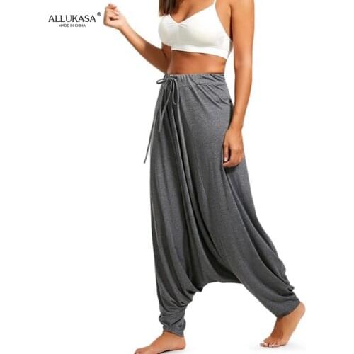 Harem Pants Drop Crotch Baggy Wide Leg Casual Womens 2021 Thai Hippy Boho Loose Aladdin Women Trousers mujer pantalones