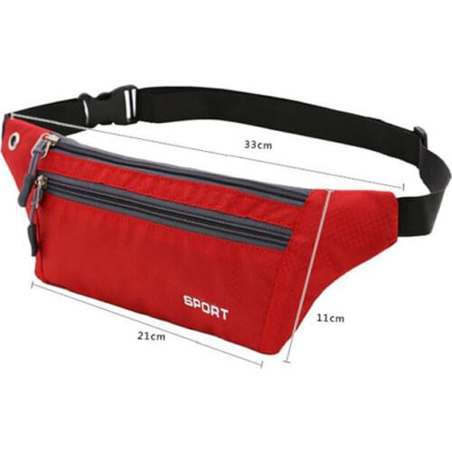 Men Women Sport Waist Pack Fanny Pack Crossbody Wallet Belt Travel Phone Bag New /BY