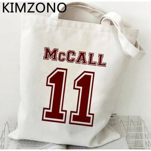 Teen Wolf shopping bag grocery handbag shopper recycle bag tote shopping bag woven reusable bolsa compra foldable cabas