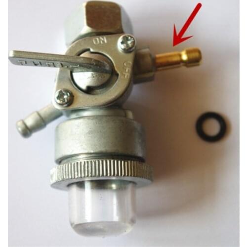 Fuel valve twin nozzle type for Honda G100 G150 G200 G300 G400 E4500 ED1000 EG1000 ES4500 F500 Fuel tap Fuel cock replacement