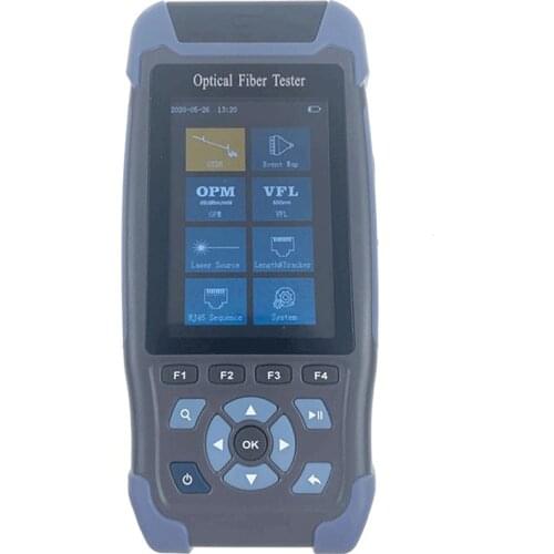 [100% New] High Precision OTDR Tester Optical Time Domain Reflectometer 9 in 1 OPM OLS VFL 60km Range Optical Instrumen
