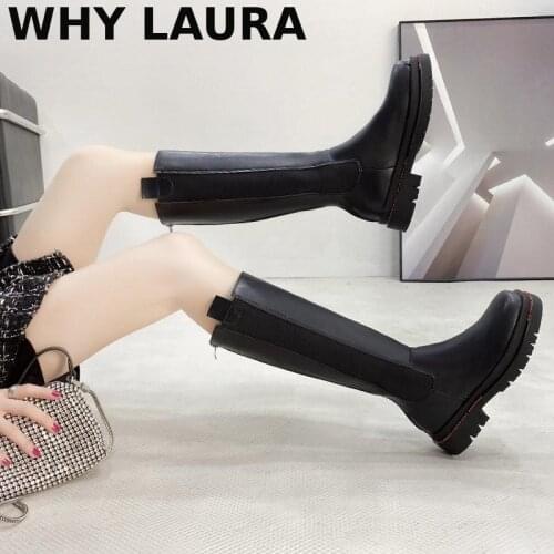 Womens shoes women platform heels elastic motorcycle womens boots boots high winter boots boots high 22cm. Boots tube 33 cm