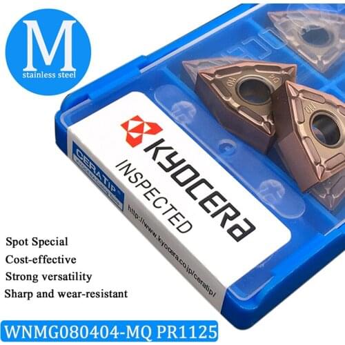 10PCS WNMG080404 MQ PR1125 100% Original Carbide Inserts High Quality For Stainless Steel Machining Turning Tool Lathe Tools