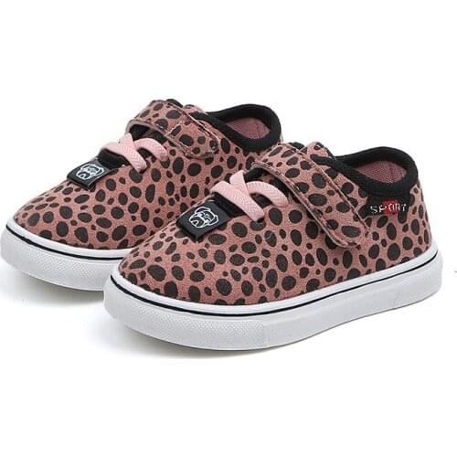 2019 Spring Autumn Leopard Color Girl Boys Small Shoes Childrens Fashion Sneakers kids Soft Bottom Sports Baby Toddler Shoes