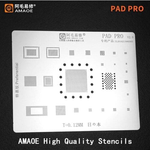 For Ipad Pro 12.9/10.5/9.7 CPU NAND POWER WIFI AUDIO USB IC CHIP BGA Stencil BGA Reballing Stencil Tin Solder Template