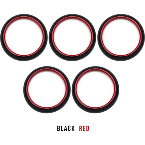 Double color Car Air Condition Air Vent Outlet Ring Cover Trim Decoration for Mercedes Benz A W176 GLA X156 CLA C117 class