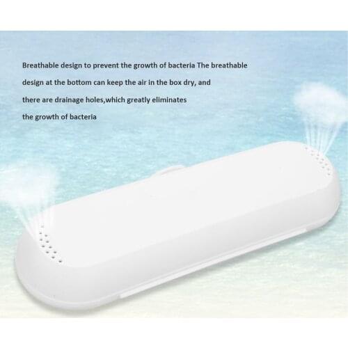 Electric Toothbrush Case Safe Teeth Brush Box Outdoor Tooth Brush Storage Camping Toothbrush Box For Oral X(Only Travel Box)