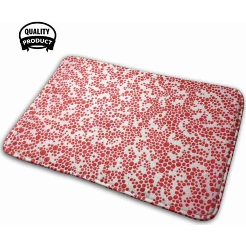 Circle 3D Household Goods Mat Rug Carpet Cushion Abstract Vibrant Wild Complex Detailed Trippy Psychedelic Kaleidoscopic