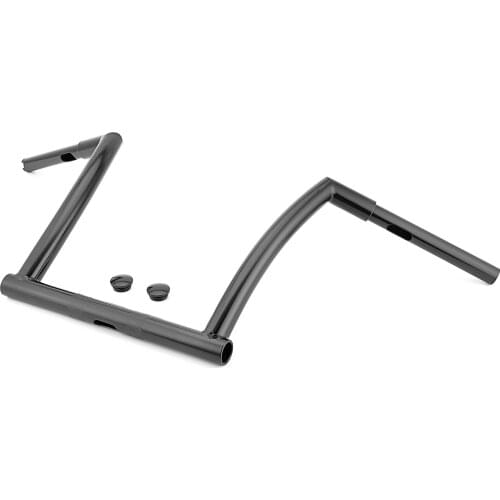 Motorbike Accessories For 2015-2020 Harley Road Glide Rise Gloss Black 10" Mini Ape Monkey Bar Handlebar