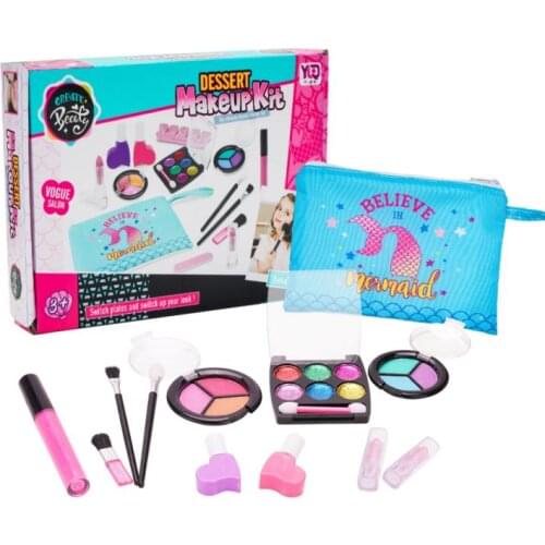 12pcs/set Girls Makeup Set Princess Washable Cosmetics Make Up Set Kids Pretend Game Children Make-up Toy Kids Girls Gift