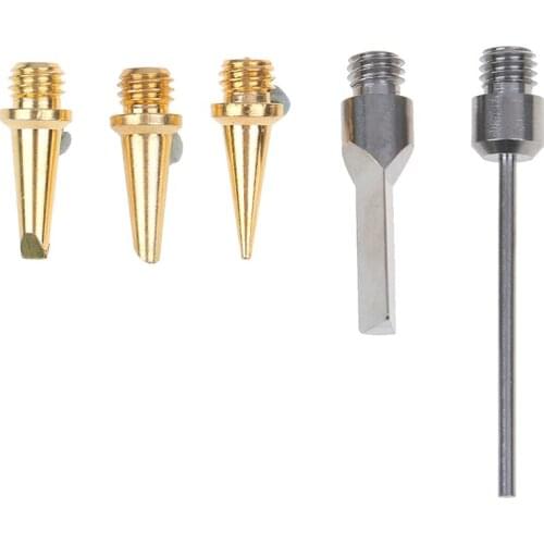 New 5pcs Replacement Copper Tips Nozzle For HS-1115K Soldering Iron Cordless Welding Tools Gas Welding Tips