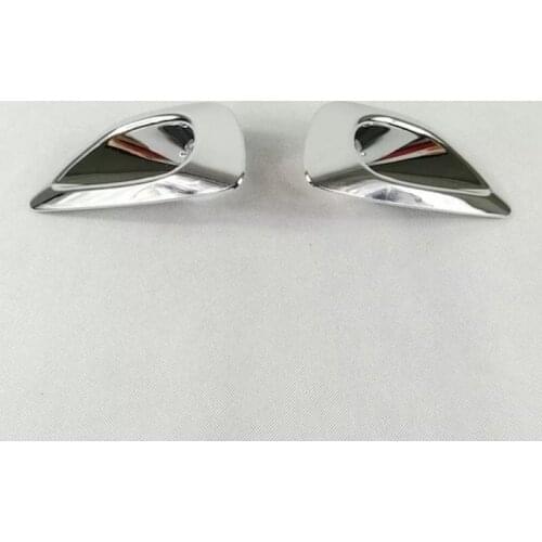 Front Fog Light Frame Cover FogLight Lamp Trim For Jeep Grand Cherokee 2014 2015 2016 2017 ABS Chrome Decoration Car Accessories